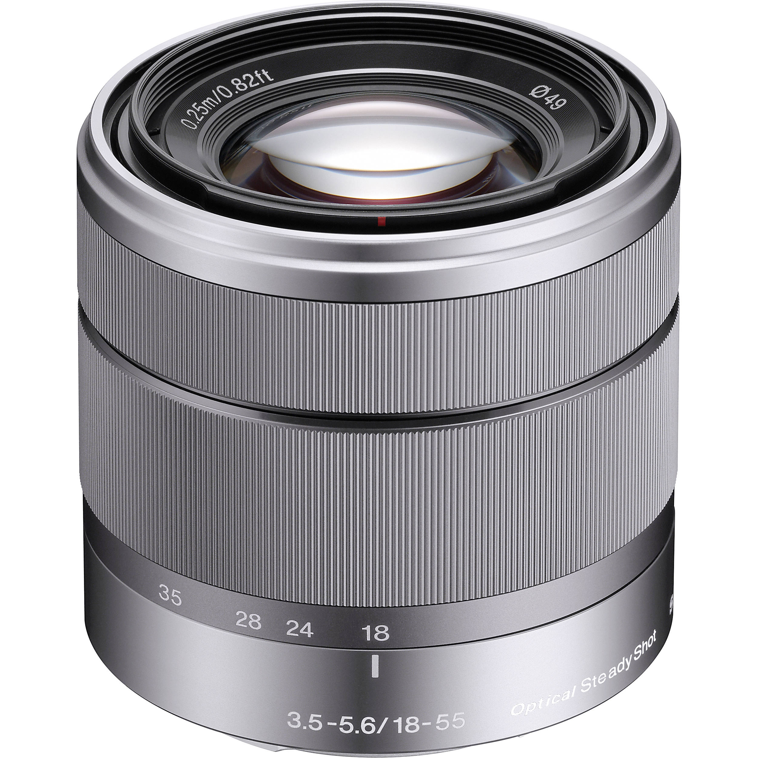 Sony E 18-55mm f/3.5-5.6 OSS Lens (Silver)-image
