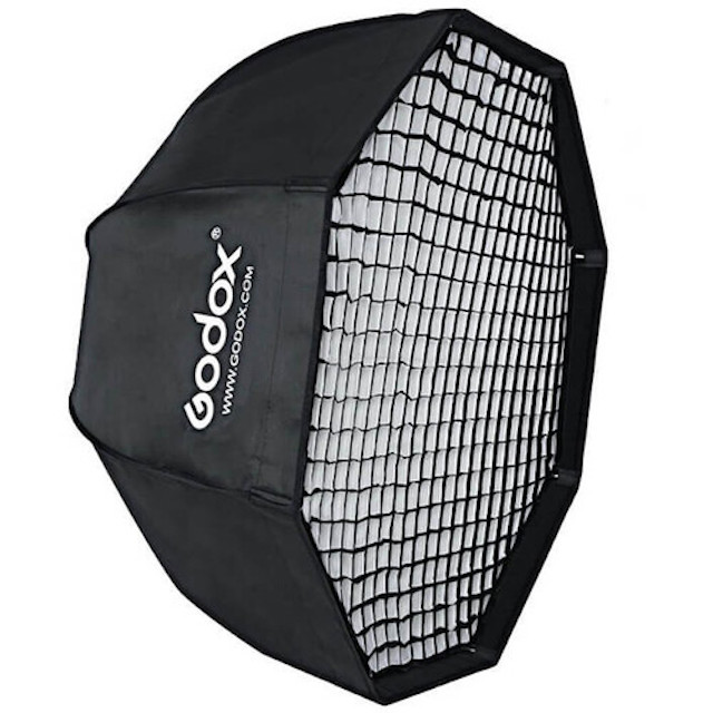 Godox Octa Softbox with Bowens Speed Ring and Grid 80cm-image