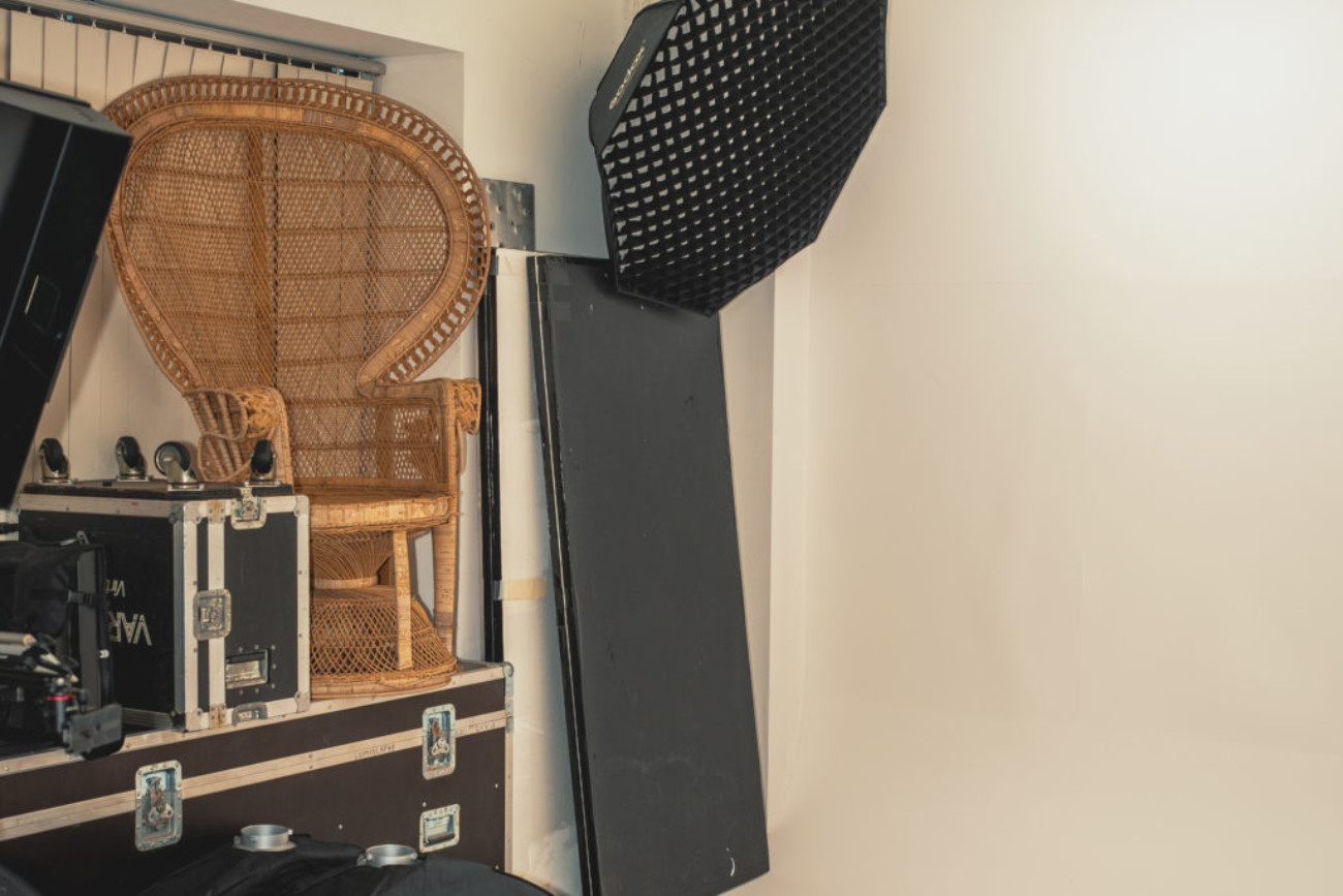 A creative crew in the studio.