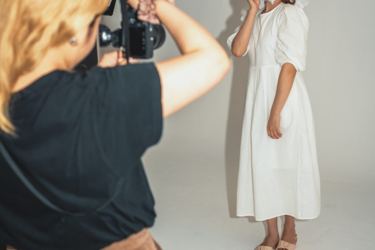 A creative crew in the studio.